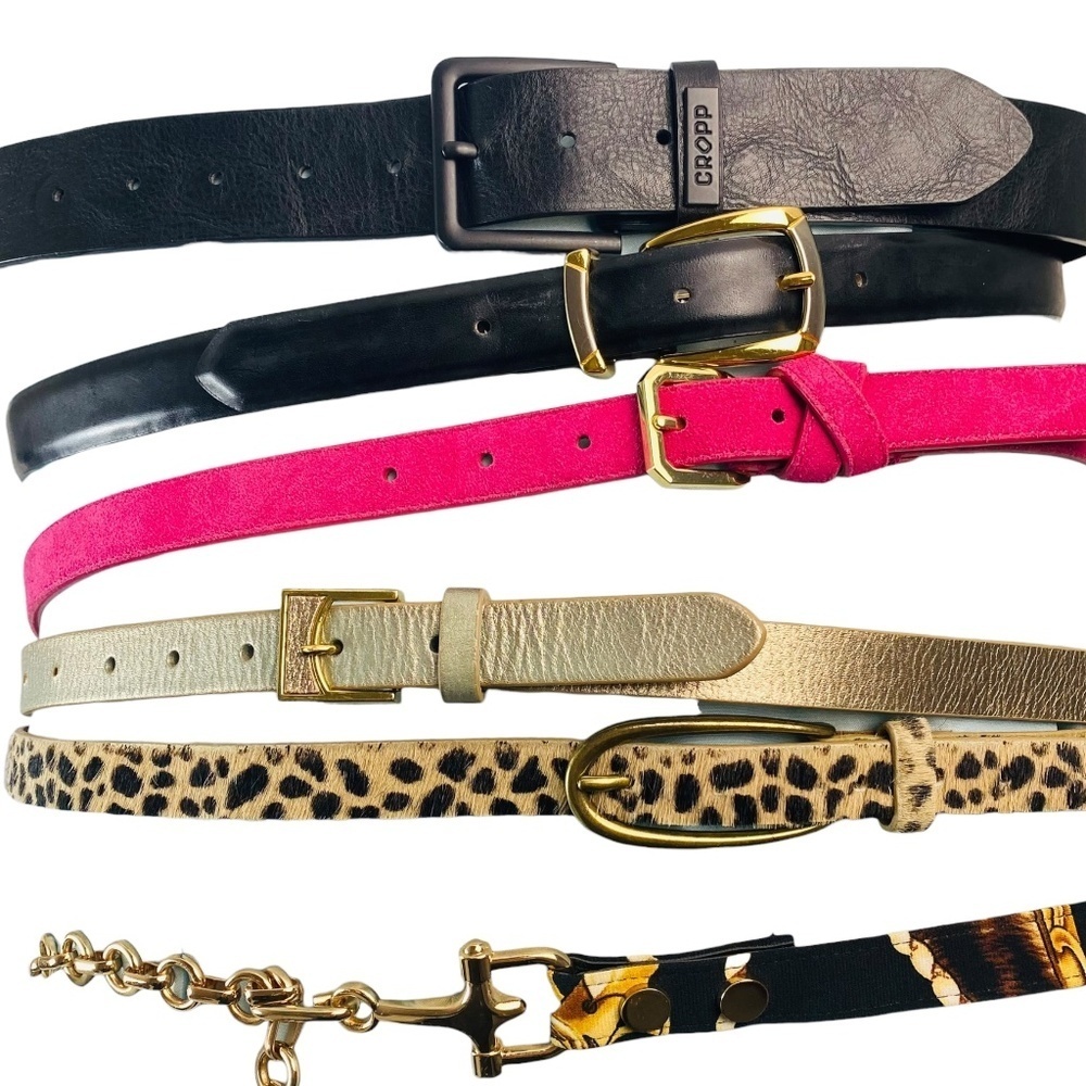 Assorted Women's Belts Lot -Casual & Statement Style